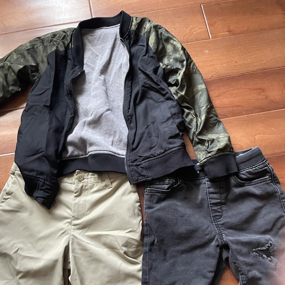 Bundle of boys clothes